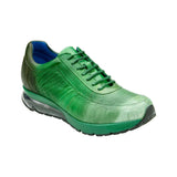 Men's Belvedere George Sneaker Multi Pine Ostrich Hand Painted Shoes E16 - J.Valintin Men's Wear Legend - George E16 Multi Pine_9