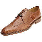 Mens Belvedere New Exotic Siena Genuine Ostrich Leather Burned Amber Brown 1463 - J.Valintin Men's Wear Legend - Burned Amber Brown 1463_9