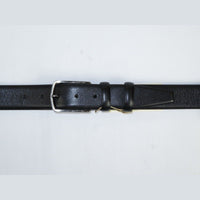 Mens Black Genuine Leather Belt PIERO ROSSI Turkey Soft Full Grain #Black - A - J.Valintin Men's Wear Legend - 97168