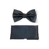 Men's Bow Tie Hankie J.Valintin Formal or Business #BT18 Charcoal Gray - J.Valintin Men's Wear Legend - 92519