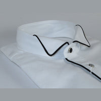 Mens CEREMONIA Tuxedo Formal Shirt 100% Cotton Turkey Slim Fit 3061 13 AB white - J.Valintin Men's Wear Legend - 97095