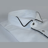 Mens CEREMONIA Tuxedo Formal Shirt 100% Cotton Turkey Slim Fit 3061 13 AB white - J.Valintin Men's Wear Legend - 97095