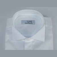 Mens CEREMONIA Tuxedo Formal Shirt 100% Cotton Turkey Slim Fit #stn 13 ATY white - J.Valintin Men's Wear Legend - 96984