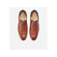 Mens COLE HAAN Shoes OriginalGrand Wingtip Oxford Lace up Comfort C26471 Tan - J.Valintin Men's Wear Legend - 93442