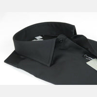 Men's Dress Shirt Christopher Lena 100% Cotton Wrinkle Free C507WS0R Black - J.Valintin Men's Wear Legend - 92388