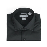 Men's Dress Shirt Christopher Lena 100% Cotton Wrinkle Free C507WS0R Black - J.Valintin Men's Wear Legend - 92388