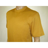 Mens Dressy T - Shirt Log - In Uomo Soft Crew Neck Corded Short Sleeves 218 Gold - J.Valintin Men's Wear Legend - 18711