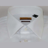 Mens ENZO Egyptian Soft Cotton Dress Shirt Barrel Cuff Wrinkle Free 61101 White - J.Valintin Men's Wear Legend - 13129