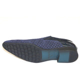 Men's European Leather Shoes Zota Formal Slip On Suede Checker HFD1 - B1 Navy - J.Valintin Men's Wear Legend - 12465