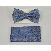 Men's Fancy Bow Tie/Hankie Set By J.Valintin Soft Microfiber Silky JVBT - 22 - J.Valintin Men's Wear Legend - JVBT - 22