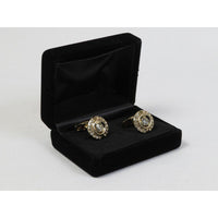 Men's Fashion Cufflinks By J.Valintin Silver/Gold Plated With Crystals JVC - 14 - J.Valintin Men's Wear Legend - JVC - 14