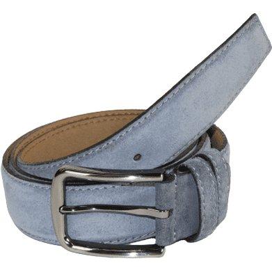 Mens Gray Genuine Suede Soft Leather Belt PIERO ROSSI From Turkey # Gray - C - J.Valintin Men's Wear Legend - 97200