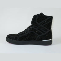 Mens High Top Shoes By FIESSO AURELIO GARCIA ,Fancy Rhine stones 2402 Black - J.Valintin Men's Wear Legend - 94999