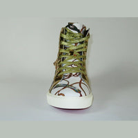 Mens High Top Shoes FIESSO by AURELIO GARCIA Chain Medusa Celebrity 2421 White - J.Valintin Men's Wear Legend - 95109