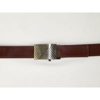 Men's Leather Belt lock - in Buckle adjustable size by Brand Q 6000 Cognac - J.Valintin Men's Wear Legend - 6000