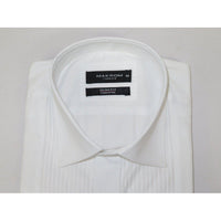 Men's Makrom Turkey Formal Tuxedo Shirt Cotton Lay - down 5676 - 420 White - J.Valintin Men's Wear Legend - 74223