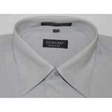 Mens Milani dress shirt soft cotton Blend easy wash business long sleeves Gray - J.Valintin Men's Wear Legend - 17419