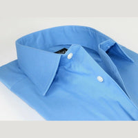 Mens Mondego Stretch Cotton Blend Dress Classic shirt Long Sleeves SN2400 Blue - J.Valintin Men's Wear Legend - 4276