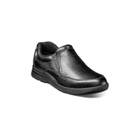 Men's Nunn Bush Cam Moc Toe Slip On Walking Shoes Black Tumbled 84696 - 007 - J.Valintin Men's Wear Legend - 84696 - 007_7_M