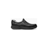 Men's Nunn Bush Cam Moc Toe Slip On Walking Shoes Black Tumbled 84696 - 007 - J.Valintin Men's Wear Legend - 84696 - 007_7_M