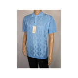 Mens Polo Shirt Slinky Sheer Short Sleeves Soft Touch by Stacy Adams 57007 Blue - J.Valintin Men's Wear Legend - 100065