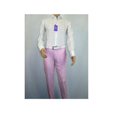 Mens Premium 100% Linen Cocktail Suit by INSERCH Breathable and cool SU880 Pink - J.Valintin Men's Wear Legend - 100661