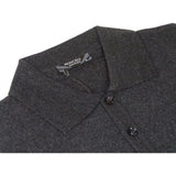 Mens PRINCELY Soft Merinos Wool Sweater Knits Lightweight Polo 1011 - 40 Charcoal - J.Valintin Men's Wear Legend - 96618