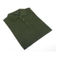 Mens PRINCELY Soft Merinos Wool Sweater Knits Lightweight Polo 1011 - 40 Green - J.Valintin Men's Wear Legend - 96590