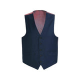 Men's RENOIR Vest Wool 140's Adjustable, Two Pockets 508 - 19 Navy Blue - J.Valintin Men's Wear Legend - 80059