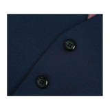 Men's RENOIR Vest Wool 140's Adjustable, Two Pockets 508 - 19 Navy Blue - J.Valintin Men's Wear Legend - 80059