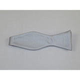 Men's Self Bow Tie By Hand J.Valintin Collection Woven SBT2 Silver Gray - J.Valintin Men's Wear Legend - 92550