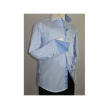 Mens Shirt J.Valintin Turkey Usa Egyption Cotton Axxess Style 1A19 - 68 Blue - J.Valintin Men's Wear Legend - 4879