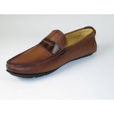 Men's Shoes Steve Madden Slip On Driving style Casual Soft Leather Tatem Bronze - J.Valintin Men's Wear Legend - 99695