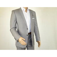 Men's Soft Wool Cashmere Light Gray Business Suit Giorgio Cosani 900 - 03 Gray New - J.Valintin Men's Wear Legend - 16691