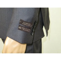 Men's Soft Wool Cashmere Single Breasted Suit Giorgio Cosani 900 Dark Gray - J.Valintin Men's Wear Legend - 16681