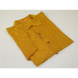 Mens Stacy Adams Italian Style Knit Woven Shirt Short Sleeves 71010 Gold - J.Valintin Men's Wear Legend - 71010 - Gold - M