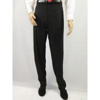 Mens Stacy Adams Pants Elastic waist band feature 51016 Black 42 Waist - J.Valintin Men's Wear Legend - 51016 - black - 42