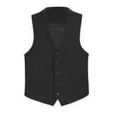 Men's Suit Separate Vest V - neck Adjustable Strap 5Button 2Pockets 201 - 1 Black - J.Valintin Men's Wear Legend - 201 - 1 - Black Vest - 36