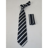 Men's Tie and Hankie Set Soft Microfiber Silky Vito Rofolo by J.Valintin VTR - 16 - J.Valintin Men's Wear Legend - VTR - 16