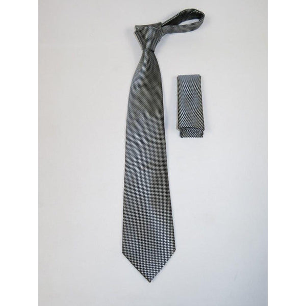 Men's Tie and Hankie Set Soft Microfiber Silky Vito Rofolo by J.Valintin VTR - 41 - J.Valintin Men's Wear Legend - VTR - 41