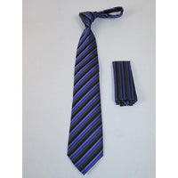 Men's Tie and Hankie Set Soft Microfiber Silky Vito Rofolo by J.Valintin VTR - 53 - J.Valintin Men's Wear Legend - VTR - 53