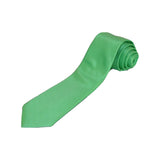 Mens Tie ZENIO By Stacy Adams Slim Narrow Twill Woven Soft Silky Z1 Apple Green - J.Valintin Men's Wear Legend - 24755