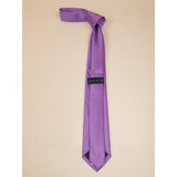 Mens Tie ZENIO By Stacy Adams Slim Narrow Twill Woven Soft Silky Z17 Lavender - J.Valintin Men's Wear Legend - 24771