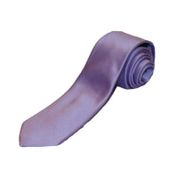 Mens Tie ZENIO By Stacy Adams Slim Narrow Twill Woven Soft Silky Z22 Lavender - J.Valintin Men's Wear Legend - 24776