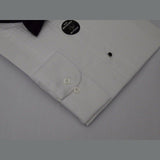 Men's Tuxedo shirt MILANI Wing Tip Formal Pleated Front After Six Wedding White - J.Valintin Men's Wear Legend - 6019