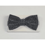 Men's Velvet Bow Tie by J.Valintin Collection #92485 Silver Sparks - J.Valintin Men's Wear Legend - 92485