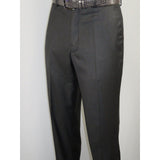 Mens Vitali Three Piece Suit Vested Semi Shiny Sharkskin M3090 Charcoal Gray - J.Valintin Men's Wear Legend - 73683