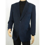 Men's Zacchi Sport Coat Patch Elbow Chenille Velveteen Bryan Navy - J.Valintin Men's Wear Legend - Bryan - Navy - M