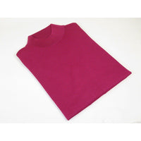 Merinos Wool Sweater PRINCELY Made in Turkey Soft Knits Mock 1011 - 00 Fuchsia - J.Valintin Men's Wear Legend - 1011 - 00 - Fuchsia - M