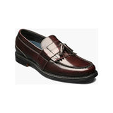 Nunn Bush Keaton Moc Toe Tassel Slip On Shoes Burgundy Multi 84198 - 641 - J.Valintin Men's Wear Legend - 84198 - 641 - 7 M